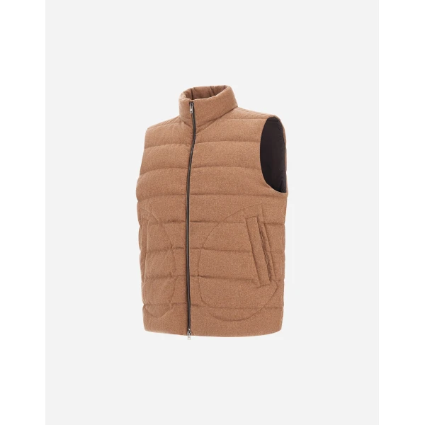 Herno Lo Smanicato in Camel | Men's Jackets | Luxury Shoes 