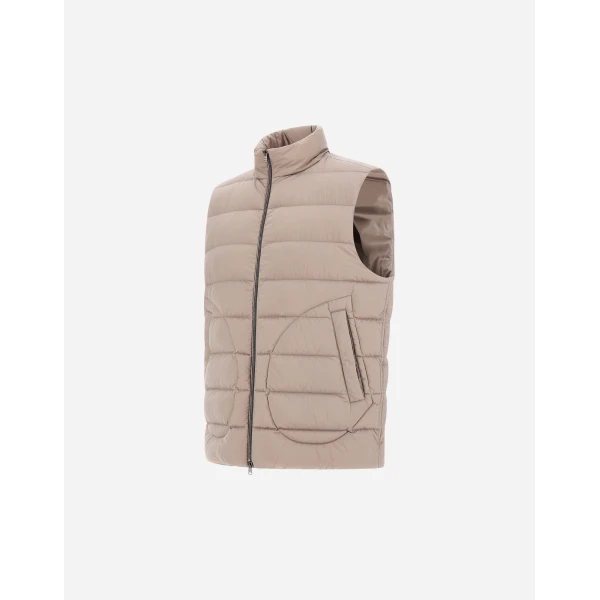 Herno Lo Smanicato in Light Taupe | Men's Jackets | Luxury Shoes 
