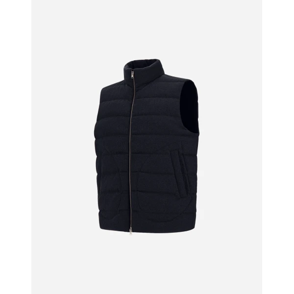 Herno Lo Smanicato in Navy Blue | Men's Jackets | Luxury Shoes 