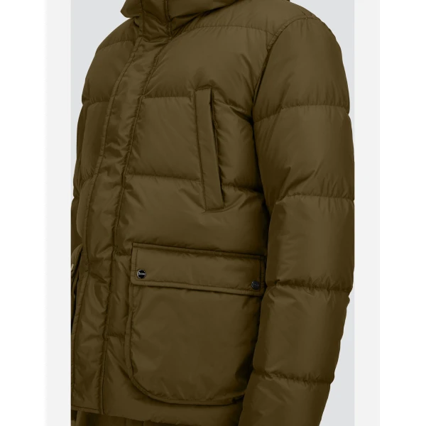 Herno Military Bomber Jacket in Nylon Chamonix | Men's Jackets | Luxury Shoes 