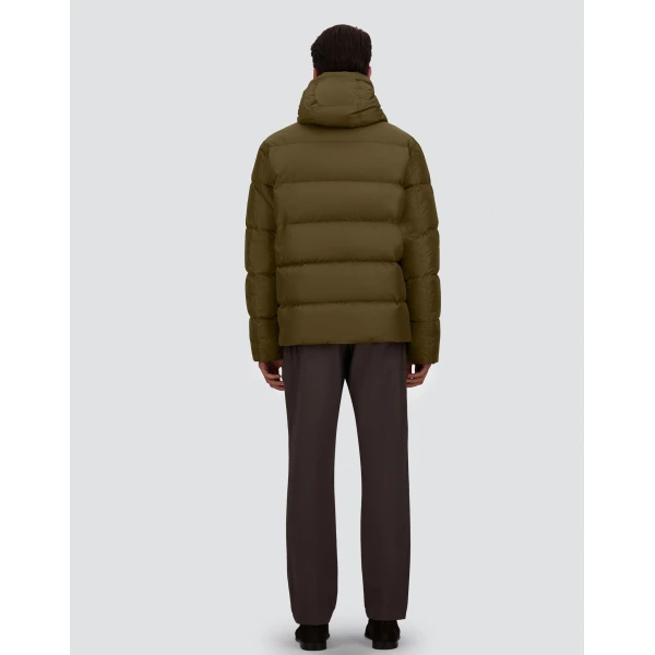 Herno Military Bomber Jacket in Nylon Chamonix | Men's Jackets | Luxury Shoes 