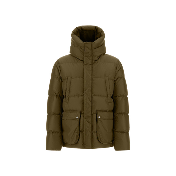 Herno Military Bomber Jacket in Nylon Chamonix | Men's Jackets | Luxury Shoes 