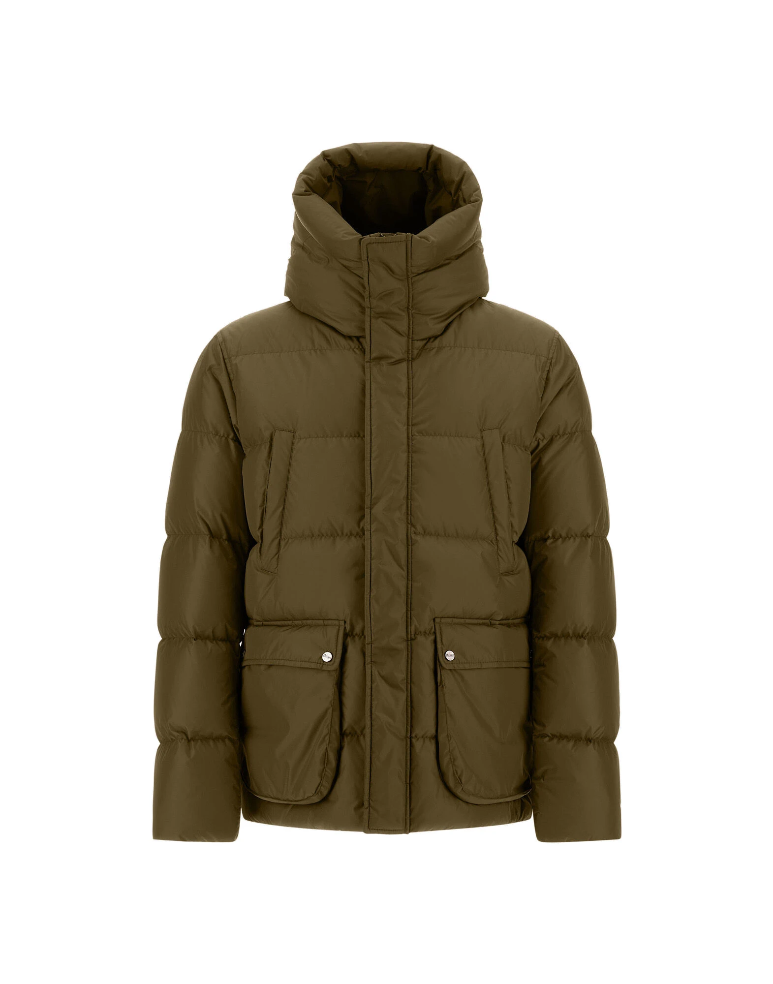 Herno Military Bomber Jacket in Nylon Chamonix Herno Military Bomber Jacket in Nylon Chamonix | Men's Jackets | Luxury Shoes