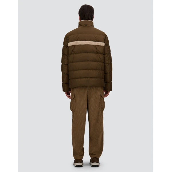 Herno Military Jacket in Nylon Chamonix and Sherpa | Men's Jackets | Luxury Shoes 