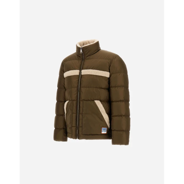 Herno Military Jacket in Nylon Chamonix and Sherpa | Men's Jackets | Luxury Shoes 