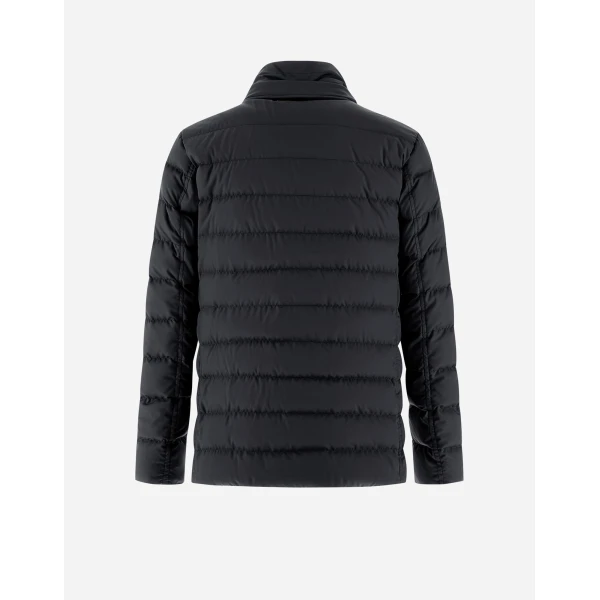 Herno Navy Blue Blazer in Arendelle and Monogram | Men's Jackets | Luxury Shoes 