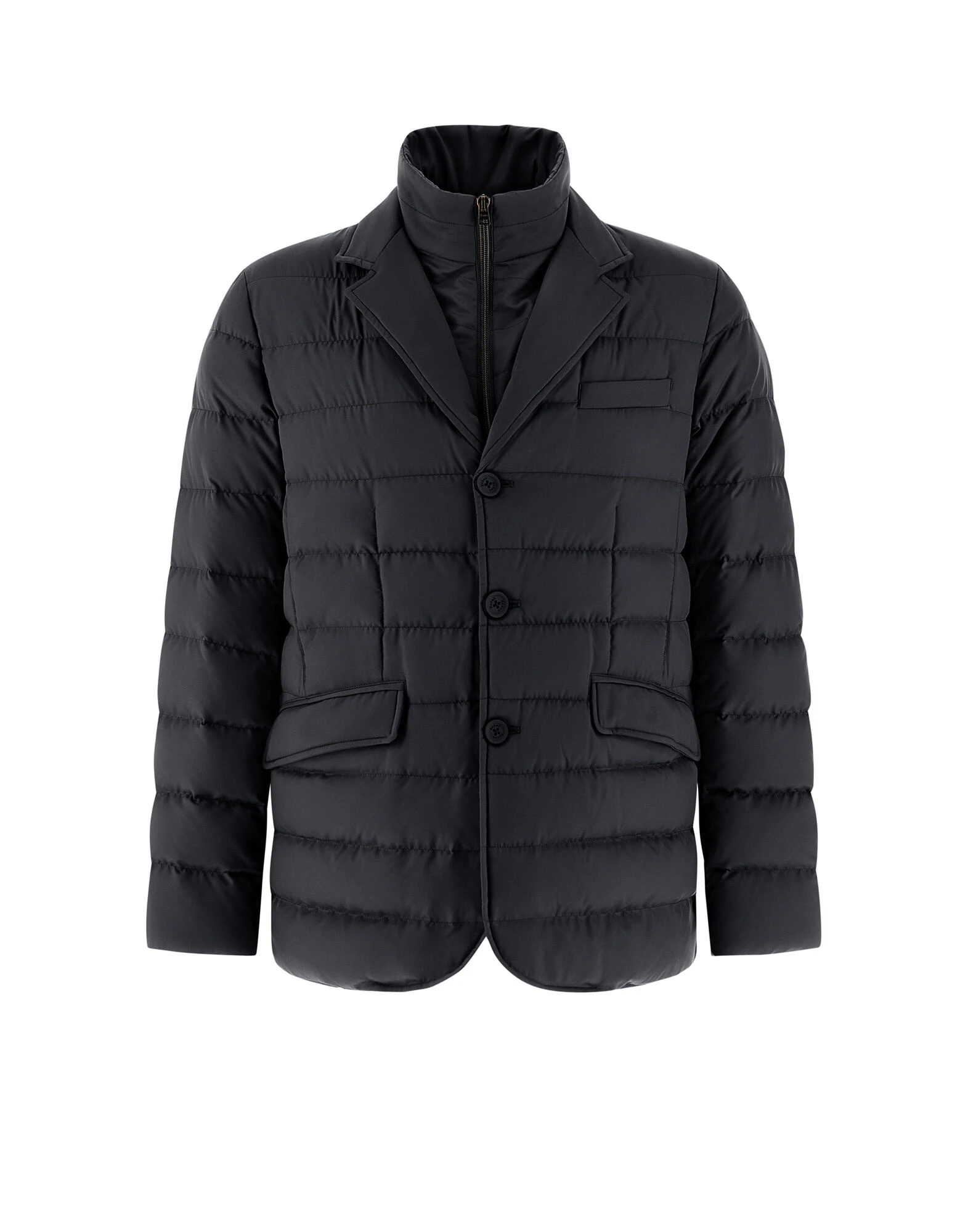 Herno Navy Blue Blazer in Arendelle and Monogram Herno Navy Blue Blazer in Arendelle and Monogram | Men's Jackets | Luxury Shoes