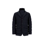 Herno Navy Blue Blazer in Cashmere, Silk and Nylon Ultralight | Men's Jackets | Luxury Shoes 