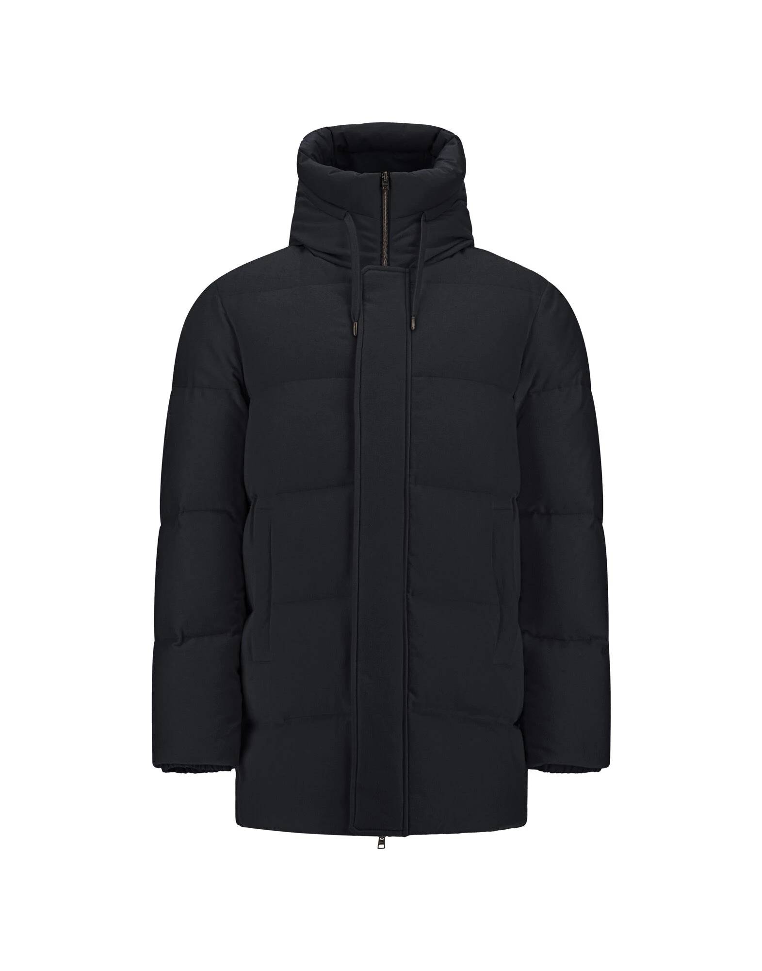 Herno Navy Blue Jacket in Cashmere, Silk and Nylon with Iridescent Effect Herno Navy Blue Jacket in Cashmere, Silk and Nylon with Iridescent Effect | Men's Jackets | Luxury Shoes