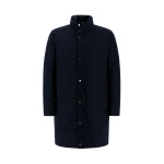 Herno Navy Blue Jacket in New Business Membranated | Men's Jackets | Luxury Shoes 