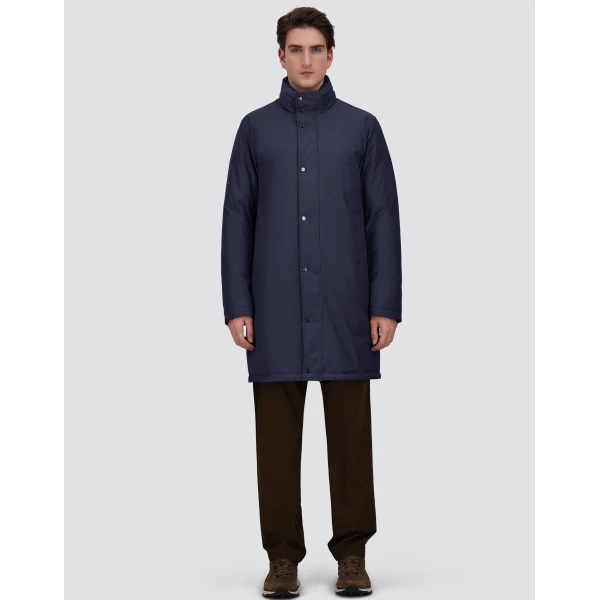 Herno Navy Blue Jacket in New Business Membranated | Men's Jackets | Luxury Shoes 