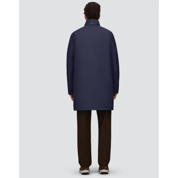 Herno Navy Blue Jacket in New Business Membranated | Men's Jackets | Luxury Shoes 