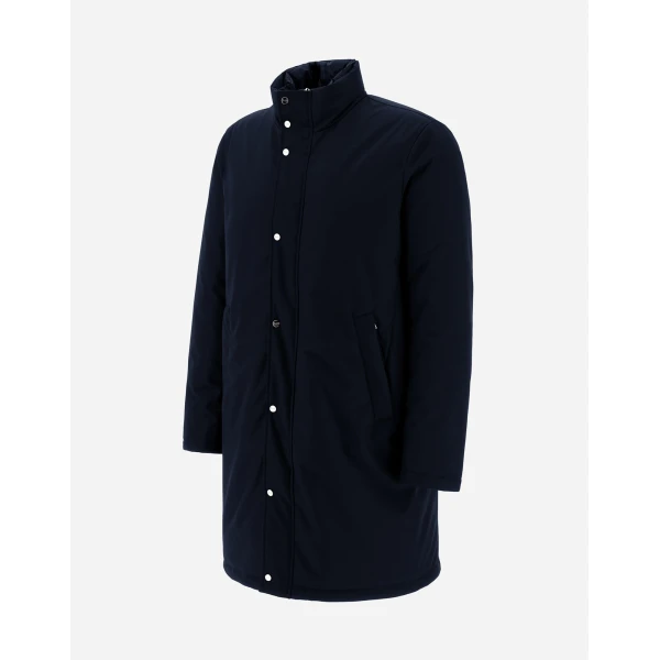 Herno Navy Blue Jacket in New Business Membranated | Men's Jackets | Luxury Shoes 