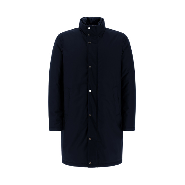 Herno Navy Blue Jacket in New Business Membranated | Men's Jackets | Luxury Shoes 