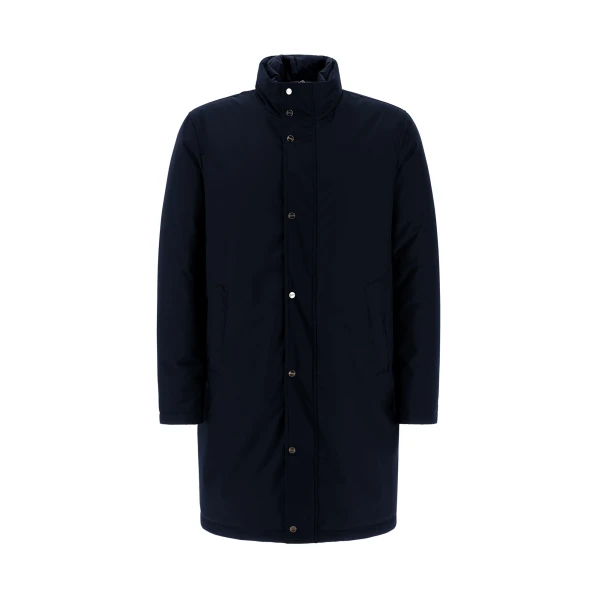 Herno Navy Blue Jacket in New Business Membranated | Men's Jackets | Luxury Shoes 