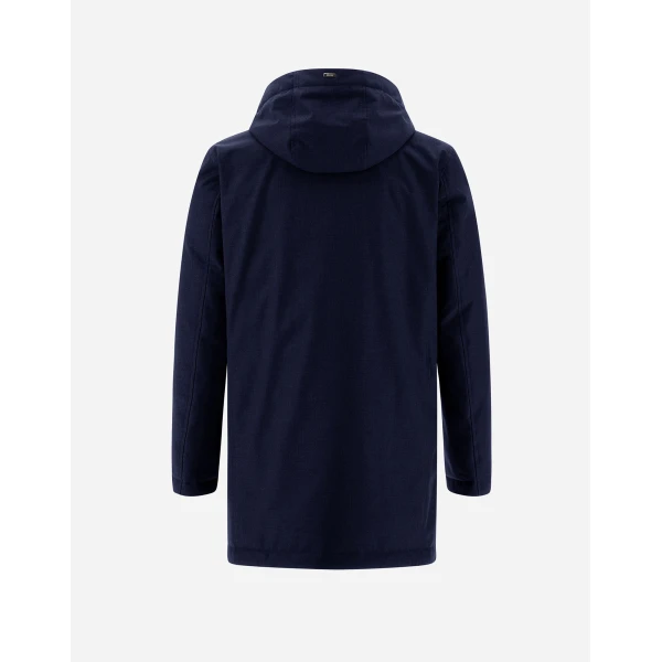 Herno Navy Blue Jacket in New Business and Nylon Ultralight | Men's Jackets | Luxury Shoes 