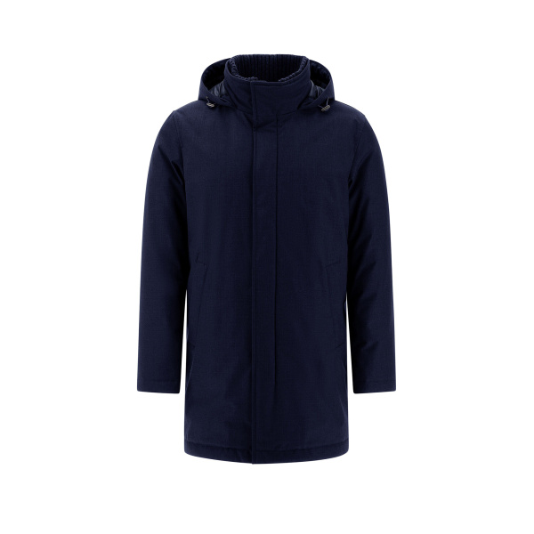 Herno Navy Blue Jacket in New Business and Nylon Ultralight | Men's Jackets | Luxury Shoes 