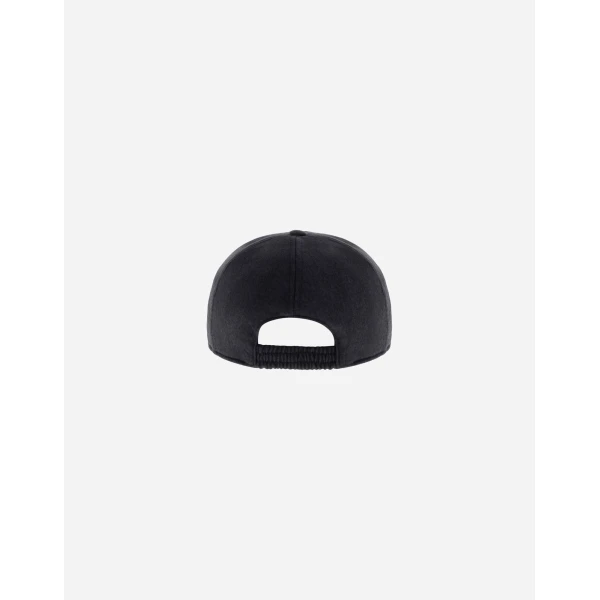 Herno Navy Blue Resort Baseball Cap in Cashmere and Silk | Men's Hats | Luxury Shoes 