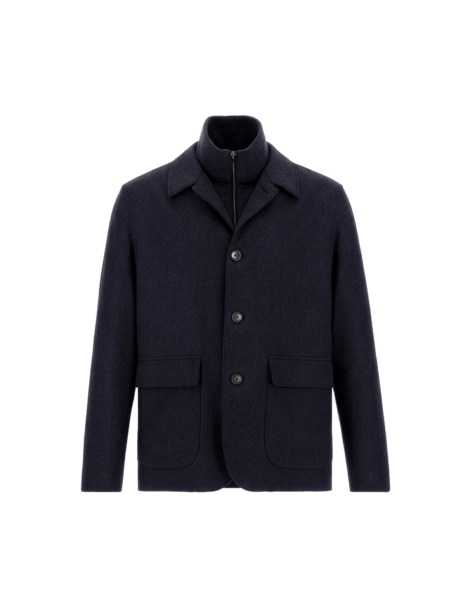 Herno Navy Blue Resort Blazer in Cashmere and Silk Herno Navy Blue Resort Blazer in Cashmere and Silk | Men's Jackets | Luxury Shoes