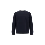 Herno Navy Blue Resort Sweatshirt in Cotton | Men's Sweatshirts | Luxury Shoes 