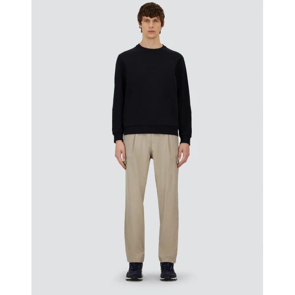 Herno Navy Blue Resort Sweatshirt in Cotton | Men's Sweatshirts | Luxury Shoes 