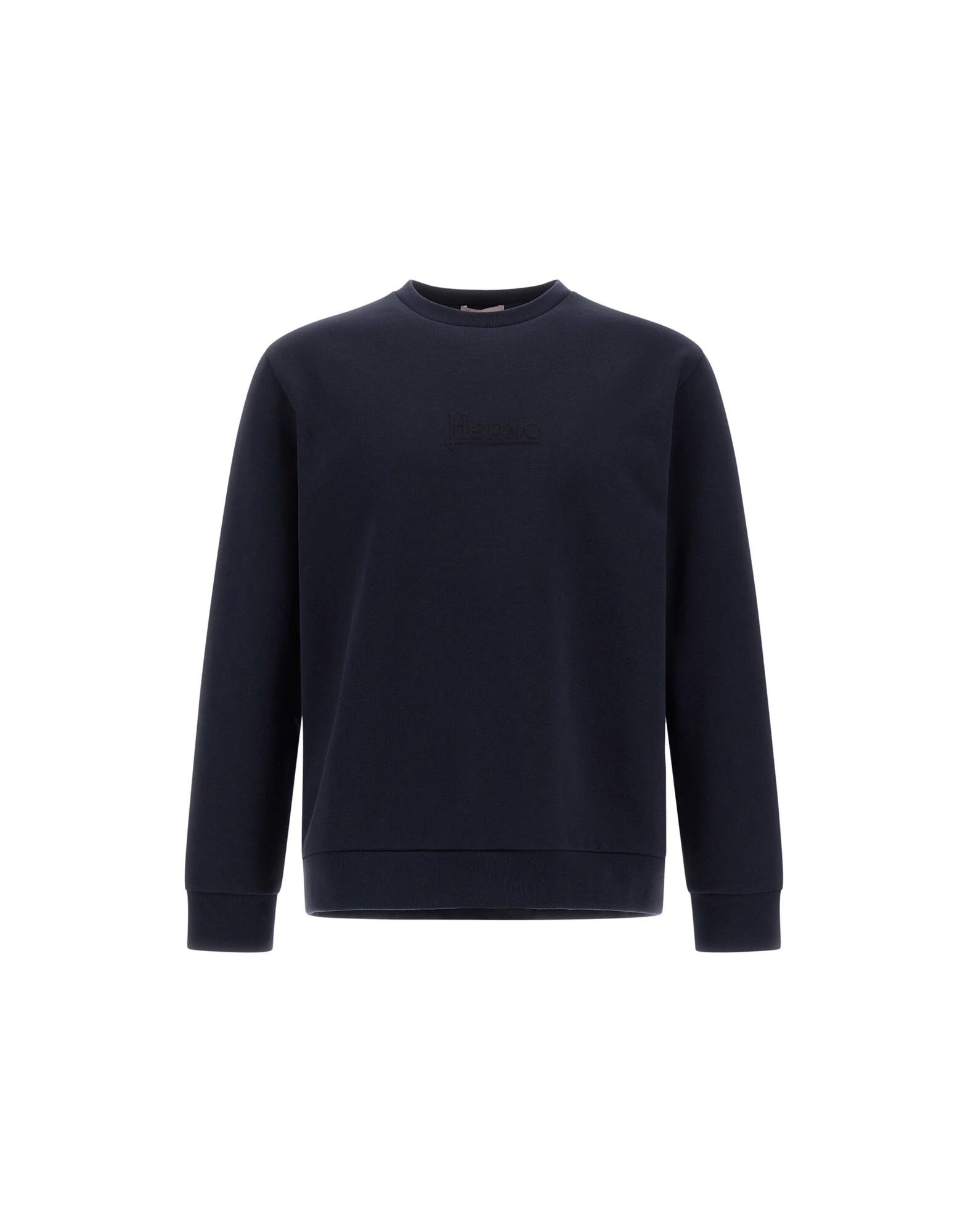 Herno Navy Blue Resort Sweatshirt in Cotton Herno Navy Blue Resort Sweatshirt in Cotton | Men's Sweatshirts | Luxury Shoes