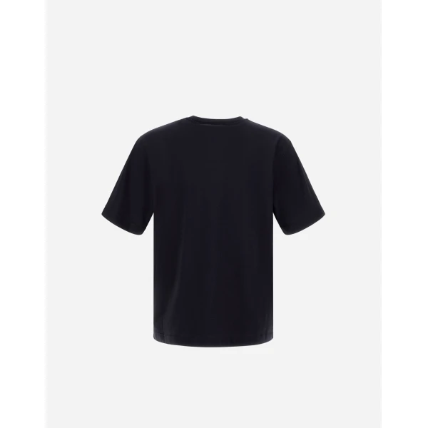 Herno Navy Blue Resort T-Shirt in Pure Cotton Jersey | Men's T-Shirts and Polos | Luxury Shoes 