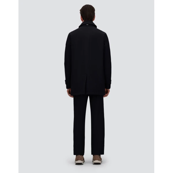 Herno Navy Blue Trench Coat in Washington | Men's Coats | Luxury Shoes 