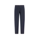 Herno Organic Cotton Denim Trousers in Navy Blue | Men's Jeans | Luxury Shoes 