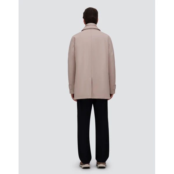 Herno Pearl Grey Trench Coat in Washington | Men's Coats | Luxury Shoes 