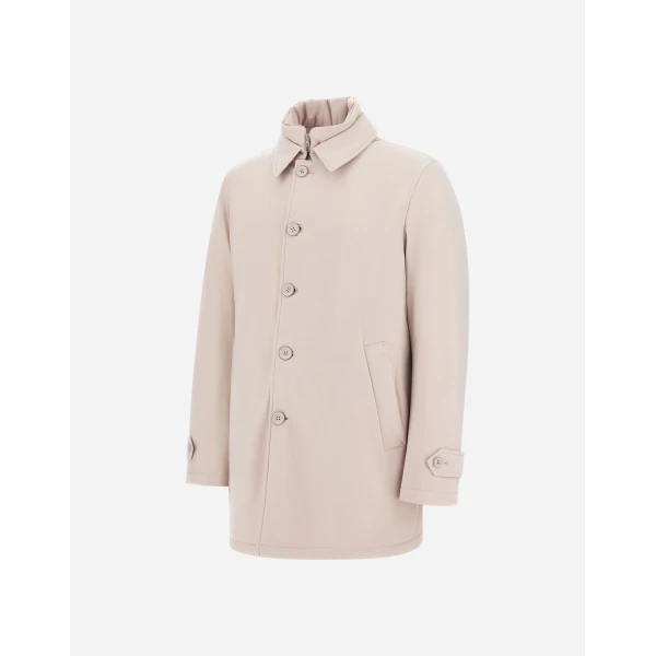 Herno Pearl Grey Trench Coat in Washington | Men's Coats | Luxury Shoes 