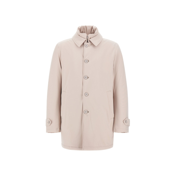 Herno Pearl Grey Trench Coat in Washington | Men's Coats | Luxury Shoes 