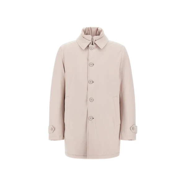 Herno Pearl Grey Trench Coat in Washington | Men's Coats | Luxury Shoes 