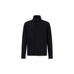 Herno Pure Cashmere Jacket in Dark Blue | Men's Jackets | Luxury Shoes 