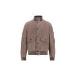Herno Shearling Jacket in Light Taupe | Men's Jackets | Luxury Shoes 
