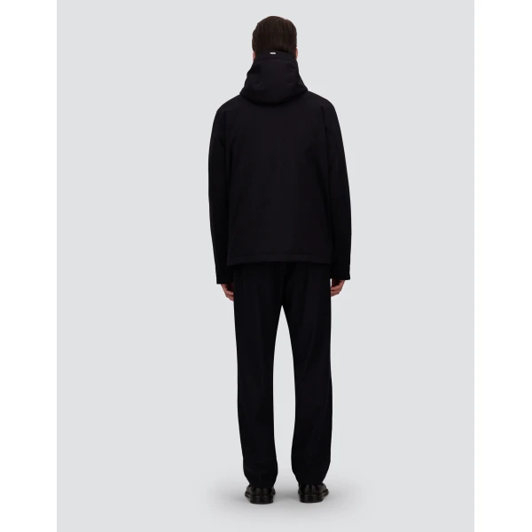 Herno Stretch Twill Jacket in Blue | Men's Jackets | Luxury Shoes 