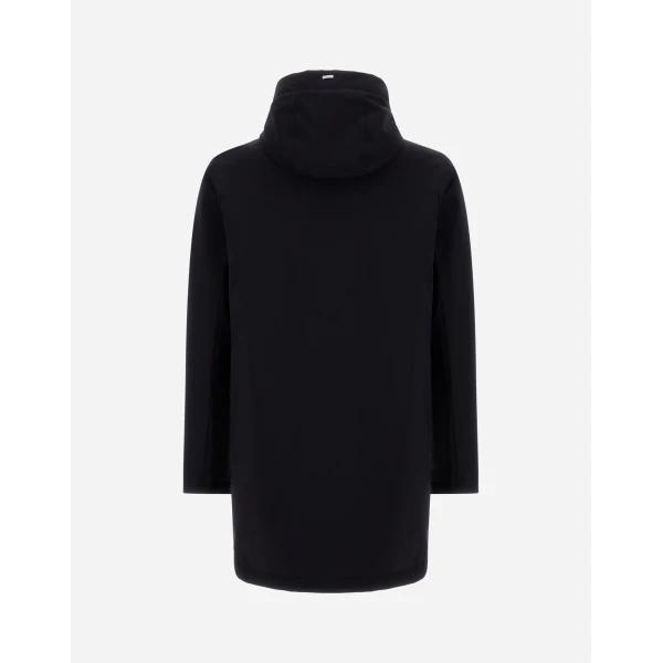 Herno Stretch Twill Oversize Jacket in Blue | Men's Jackets | Luxury Shoes 