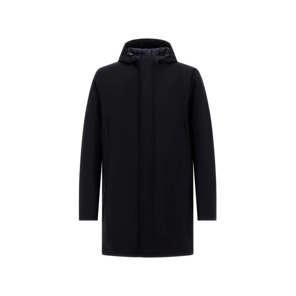 Stretch Twill Oversize Jacket in Blue