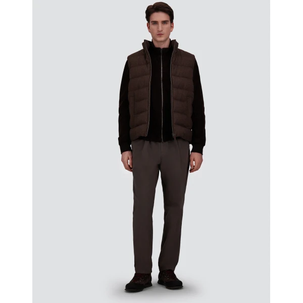 Herno Suede Jacket in Dark Brown | Men's Jackets | Luxury Shoes 