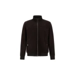 Herno Suede Jacket in Dark Brown | Men's Jackets | Luxury Shoes 