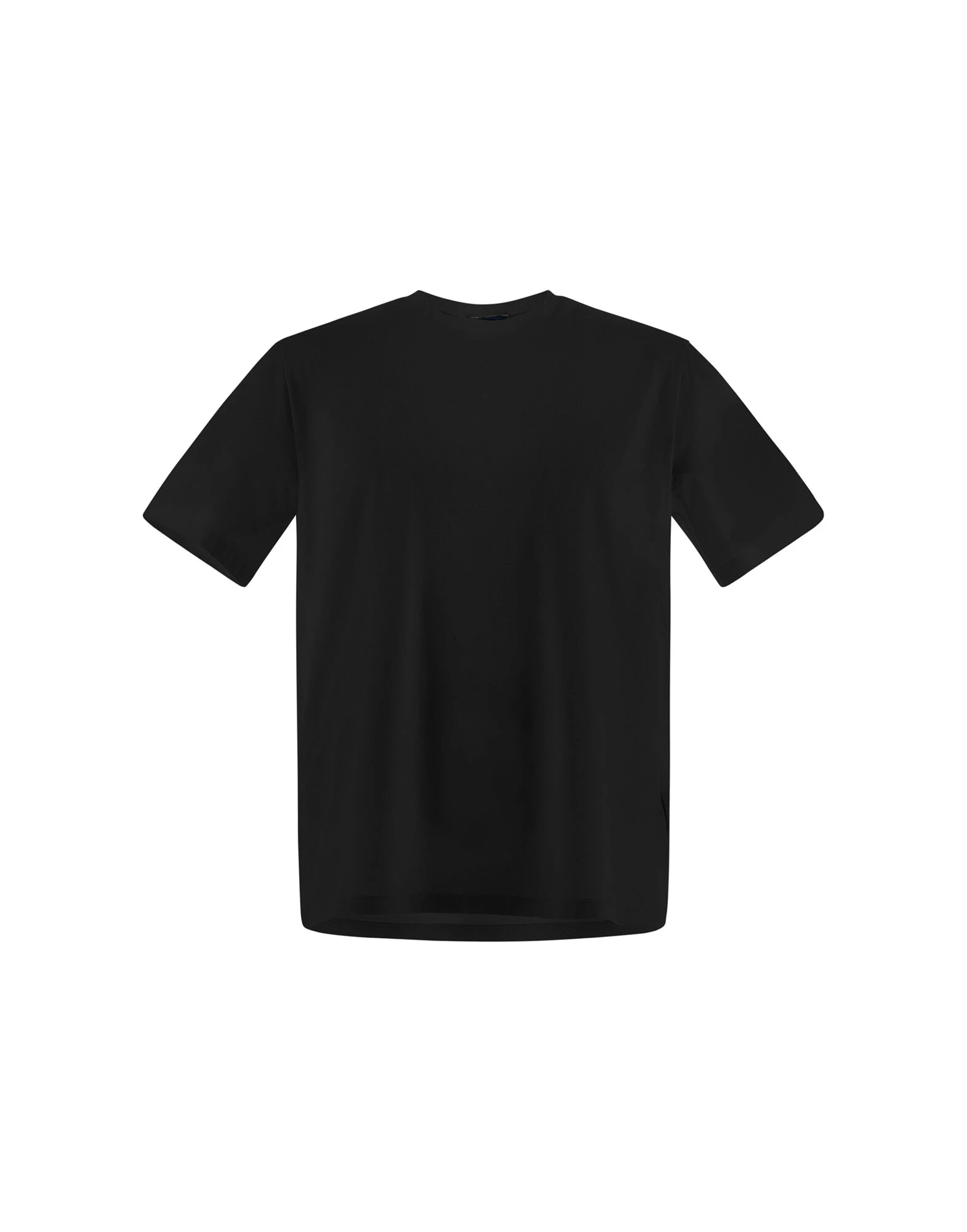 Herno Superfine Cotton Stretch T-Shirt in Black Herno Superfine Cotton Stretch T-Shirt in Black | Men's T-Shirts and Polos | Luxury Shoes