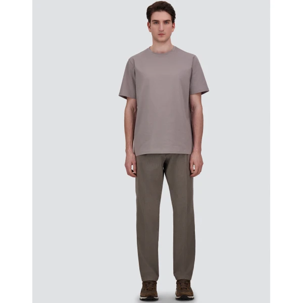 Herno Superfine Cotton Stretch T-Shirt in Light Grey | Men's T-Shirts and Polos | Luxury Shoes 