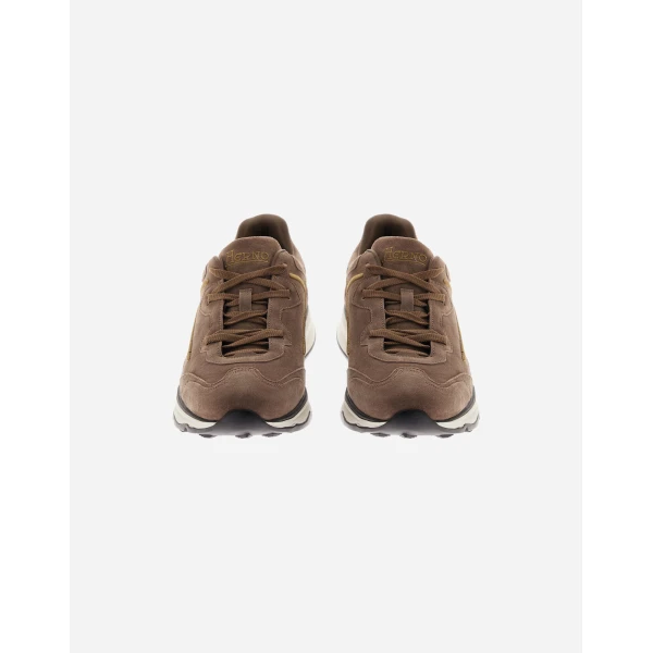 Herno Taupe Maggiore Trainers in Suede | Men's Sneakers | Luxury Shoes 