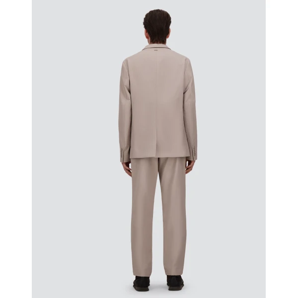 Herno Technical Stretch Fabric Trousers in Pearl Grey | Men's Trousers | Luxury Shoes 