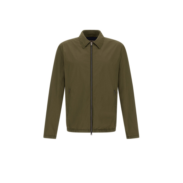 Herno Ultralight Crease Shacket in Light Military | Men's Jackets | Luxury Shoes 