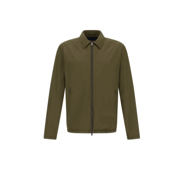 Herno Ultralight Crease Shacket in Light Military | Men's Jackets | Luxury Shoes 