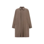 Herno Vintage-Effect Wool-Blend Raincoat in Light Taupe | Men's Coats | Luxury Shoes 