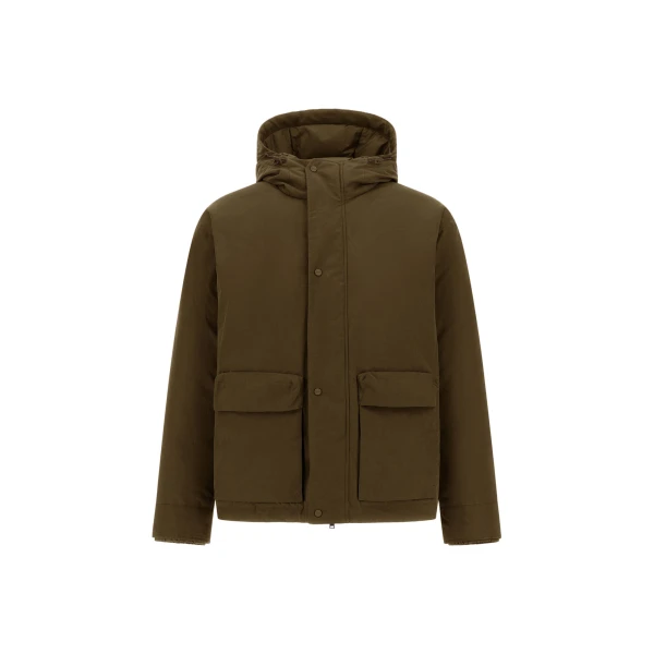 Herno Waxed Cotton-Blend Jacket in Military | Men's Jackets | Luxury Shoes 
