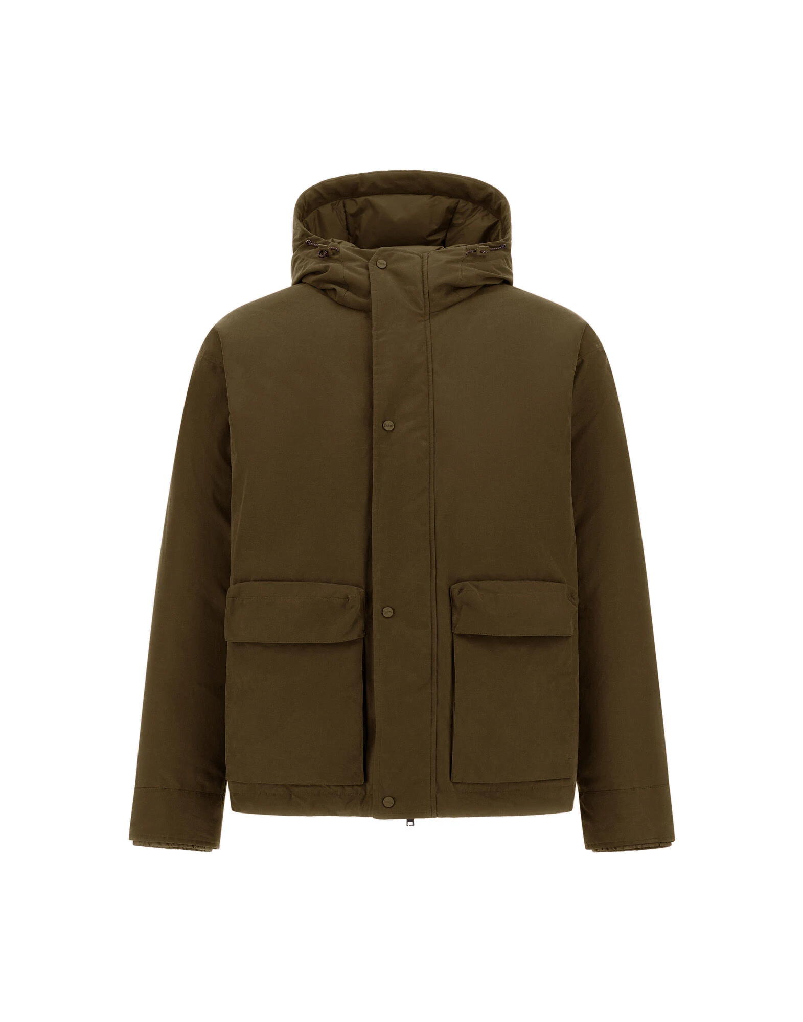 Herno Waxed Cotton-Blend Jacket in Military Herno Waxed Cotton-Blend Jacket in Military | Men's Jackets | Luxury Shoes