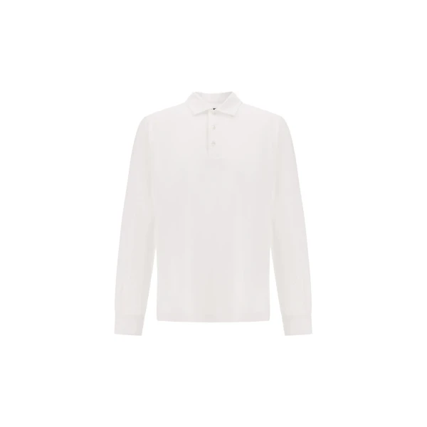 Herno White Polo Shirt in Superfine Cotton Stretch | Men's T-Shirts and Polos | Luxury Shoes 